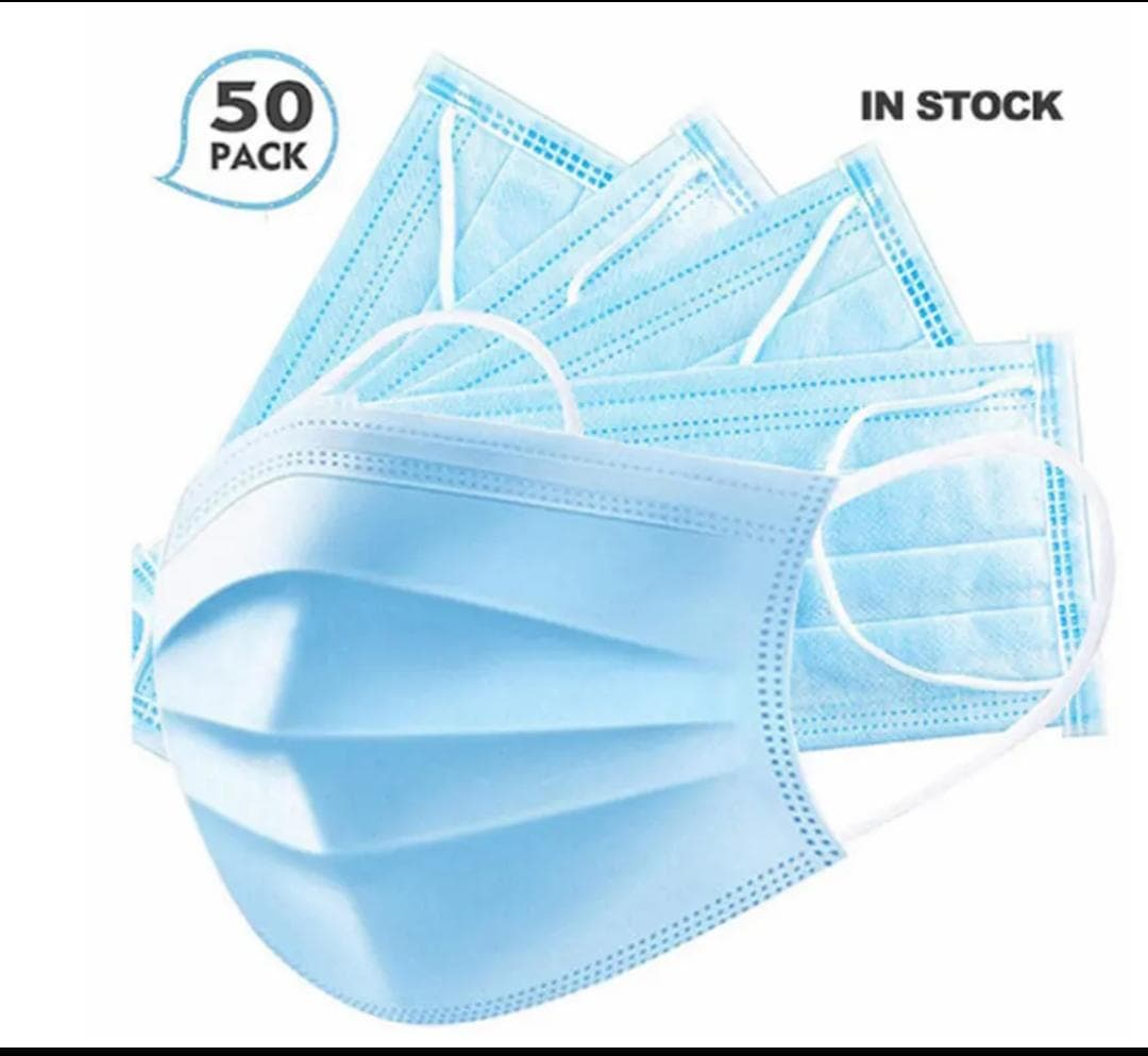 3 Ply Face Mask Surgical Face Mask Non-Woven Face Mask Disposable Protective Mask Ear Loop Face Mask Melt Blown Face Mask Hospital Use Face Mask Medical Safety Mask BFE/PFE Filter Face Mask Skin Friendly Disposable Mask - 4