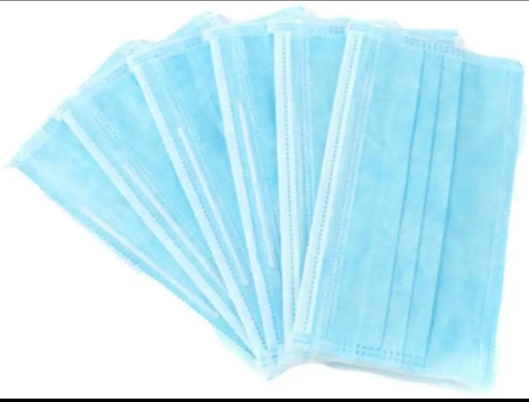 3 Ply Face Mask Surgical Face Mask Non-Woven Face Mask Disposable Protective Mask Ear Loop Face Mask Melt Blown Face Mask Hospital Use Face Mask Medical Safety Mask BFE/PFE Filter Face Mask Skin Friendly Disposable Mask - 6