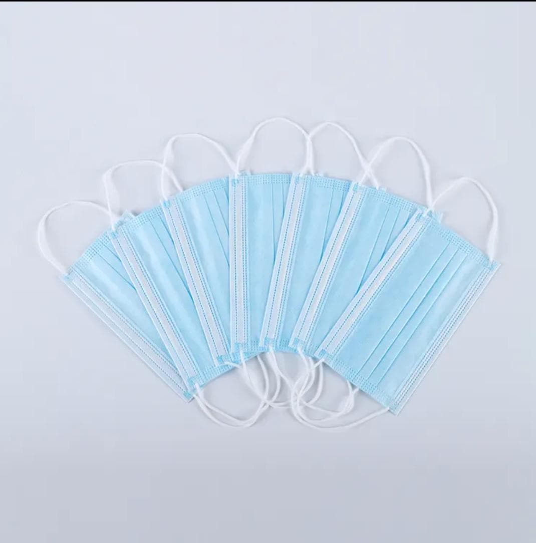3 Ply Face Mask Surgical Face Mask Non-Woven Face Mask Disposable Protective Mask Ear Loop Face Mask Melt Blown Face Mask Hospital Use Face Mask Medical Safety Mask BFE/PFE Filter Face Mask Skin Friendly Disposable Mask - 10